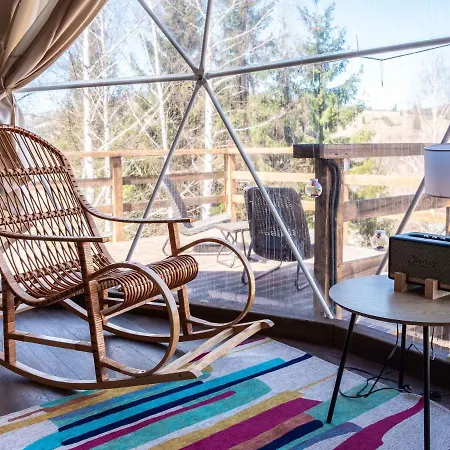 Slavskoglamping Luksusowy namiot Sławsko