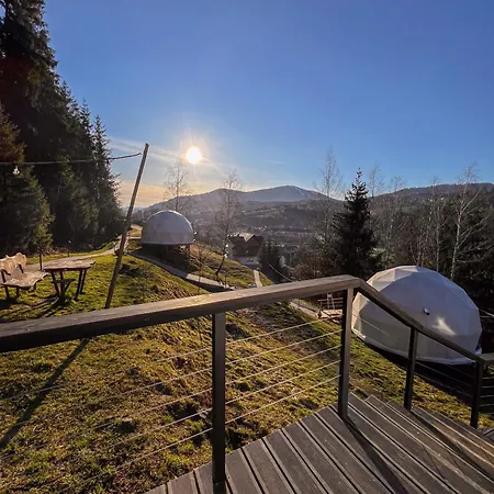 Slavskoglamping Luksusowy namiot Sławsko